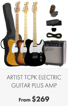 ARTIST TCPK ELECTRIC GUITAR PLUS AMP